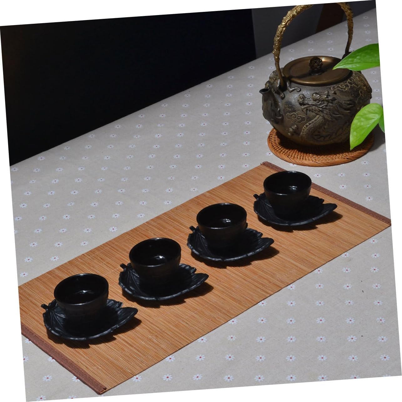 Cast Iron Tea Cup Black Iron Cup Classic Retro for Tea Ceremony