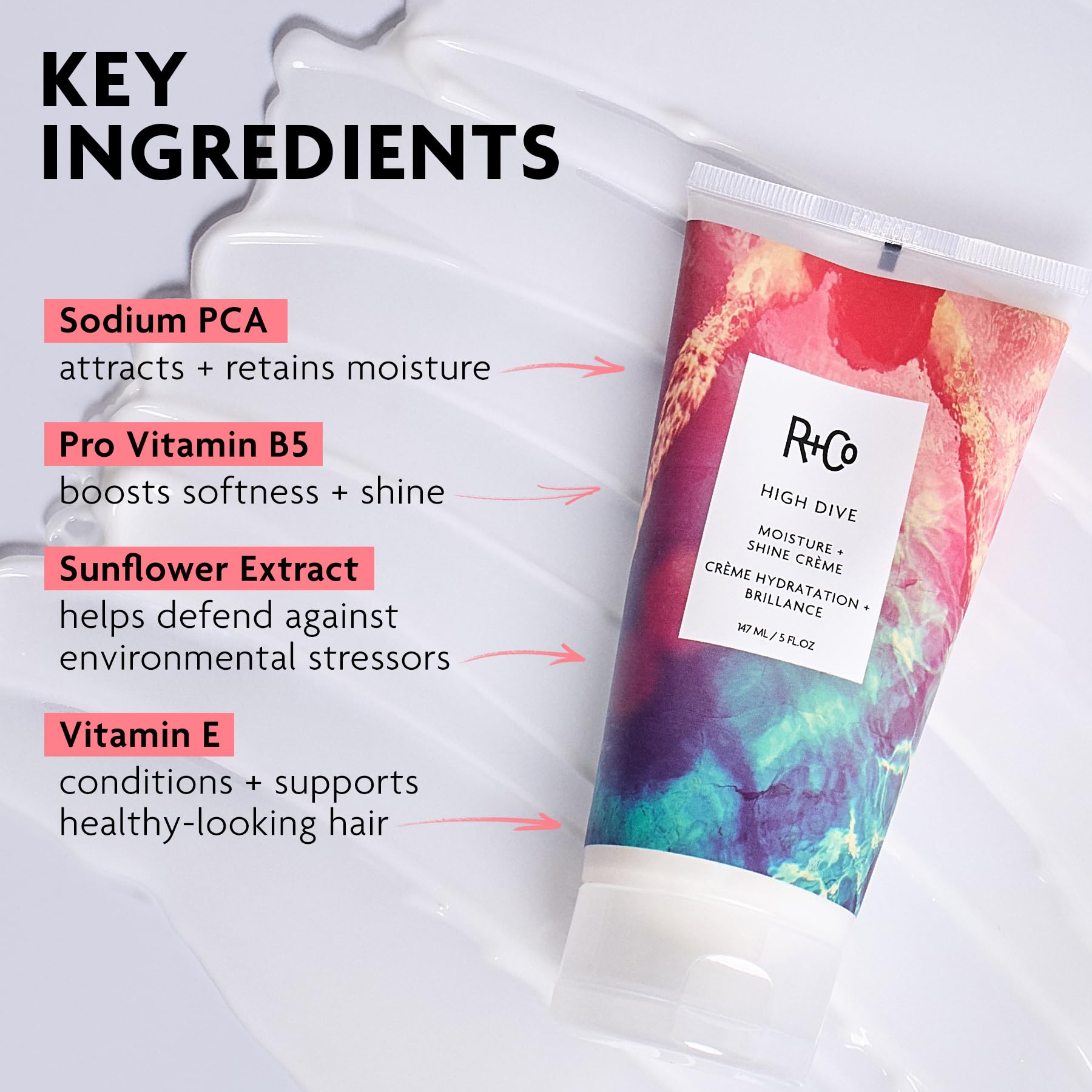 R+Co High Dive Moisture + Shine Crème 147ml