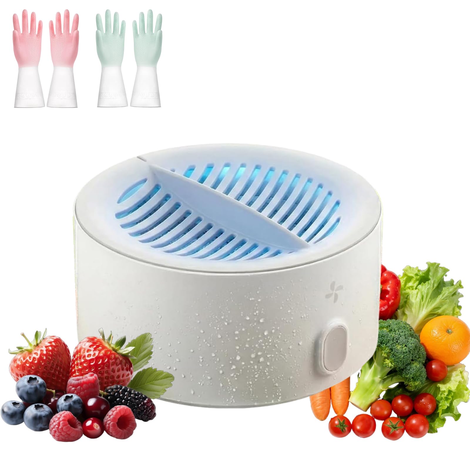 Machine à laver les fruits et légumes au design ergonomique pour cuisine moderne