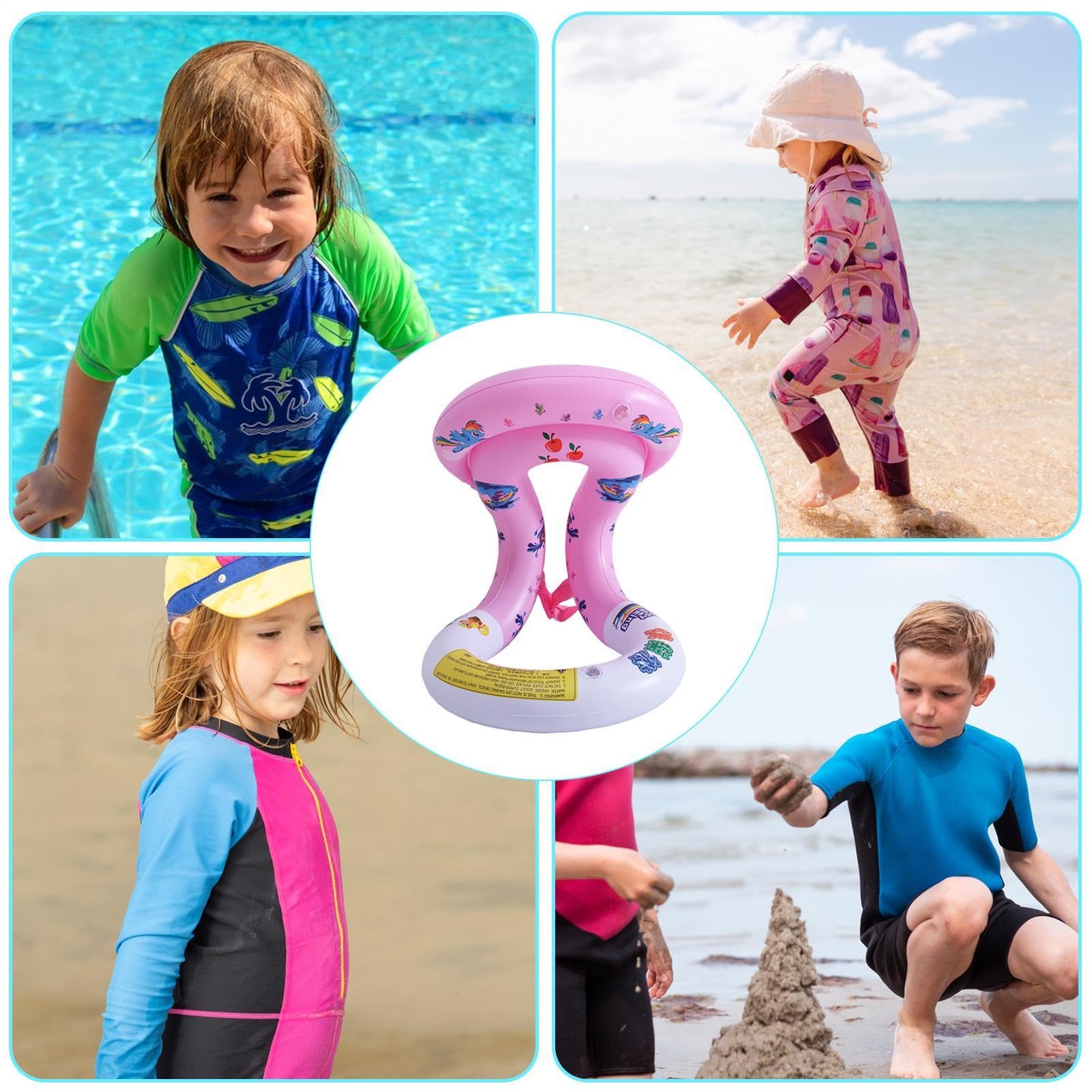 Giubbotto da nuoto per bambini, anelli da nuoto per bambini, giubbotto galleggiante gonfiabile con anelli da piscina