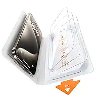 SMARTDEVIL 3 Pack Screen Protector for iPhone 15 Pro Max(6.7 Inch) Tempered Glass, HD Clear Film, Easy Installation, Dust-Free Box