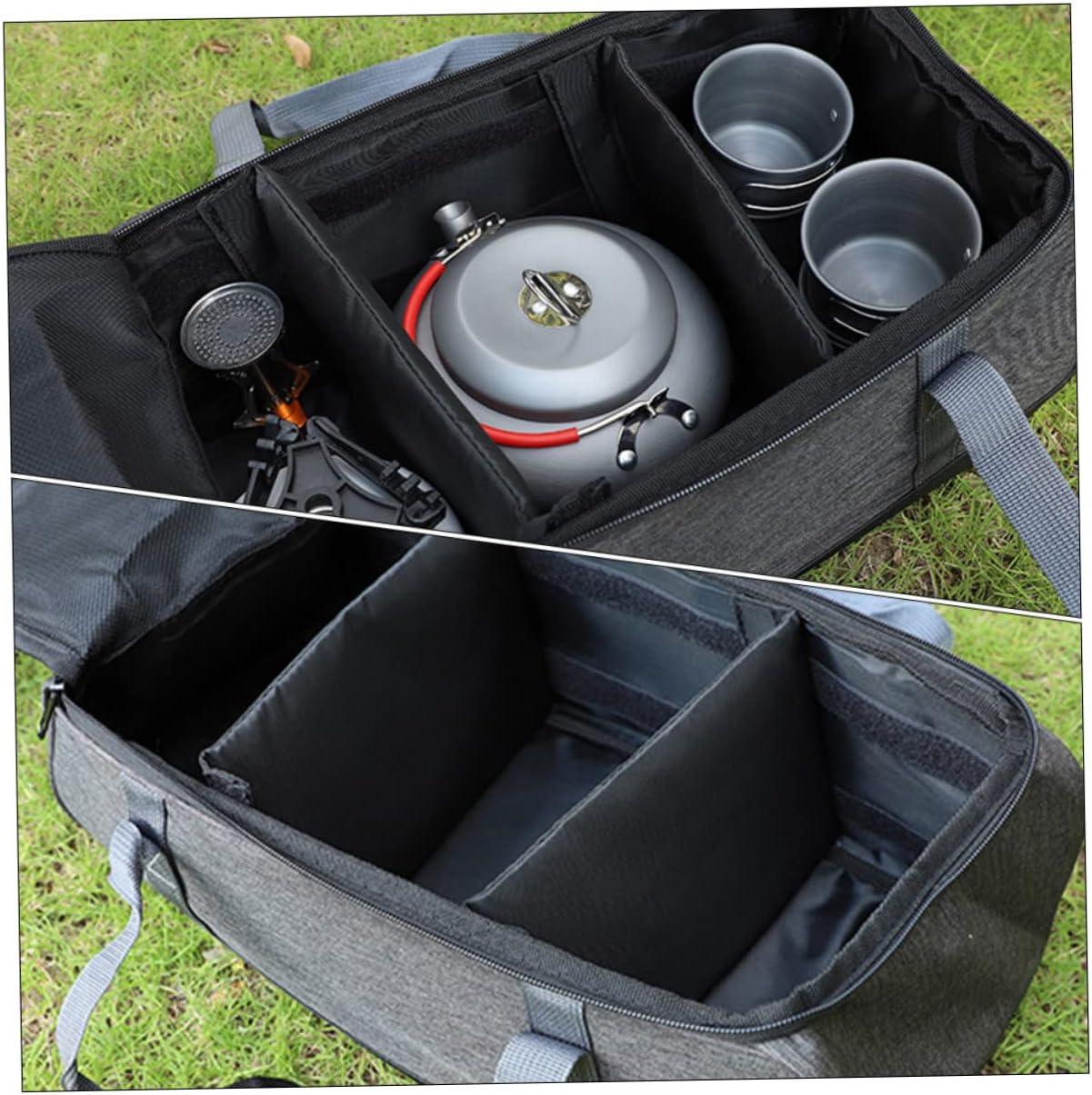Outdoor Camping Cookware Bag with Practical Design Frying Pan Case for Traveling and Picnics Multi-functional Kitchen Utensil Storage for and Organization