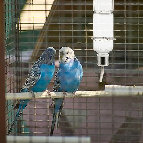 Miniatura 8 de POPETPOP Dispensador de agua de conejo, 2 unidades, 6.1 fl oz, sin goteo, botella de agua transparente de conejo, para colgar, para conejo, hámster,