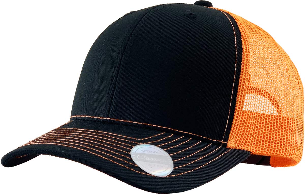 Classic 6 Panel Cotton Twill Mesh Trucker Cap Hat Adjustable Snapback Hat