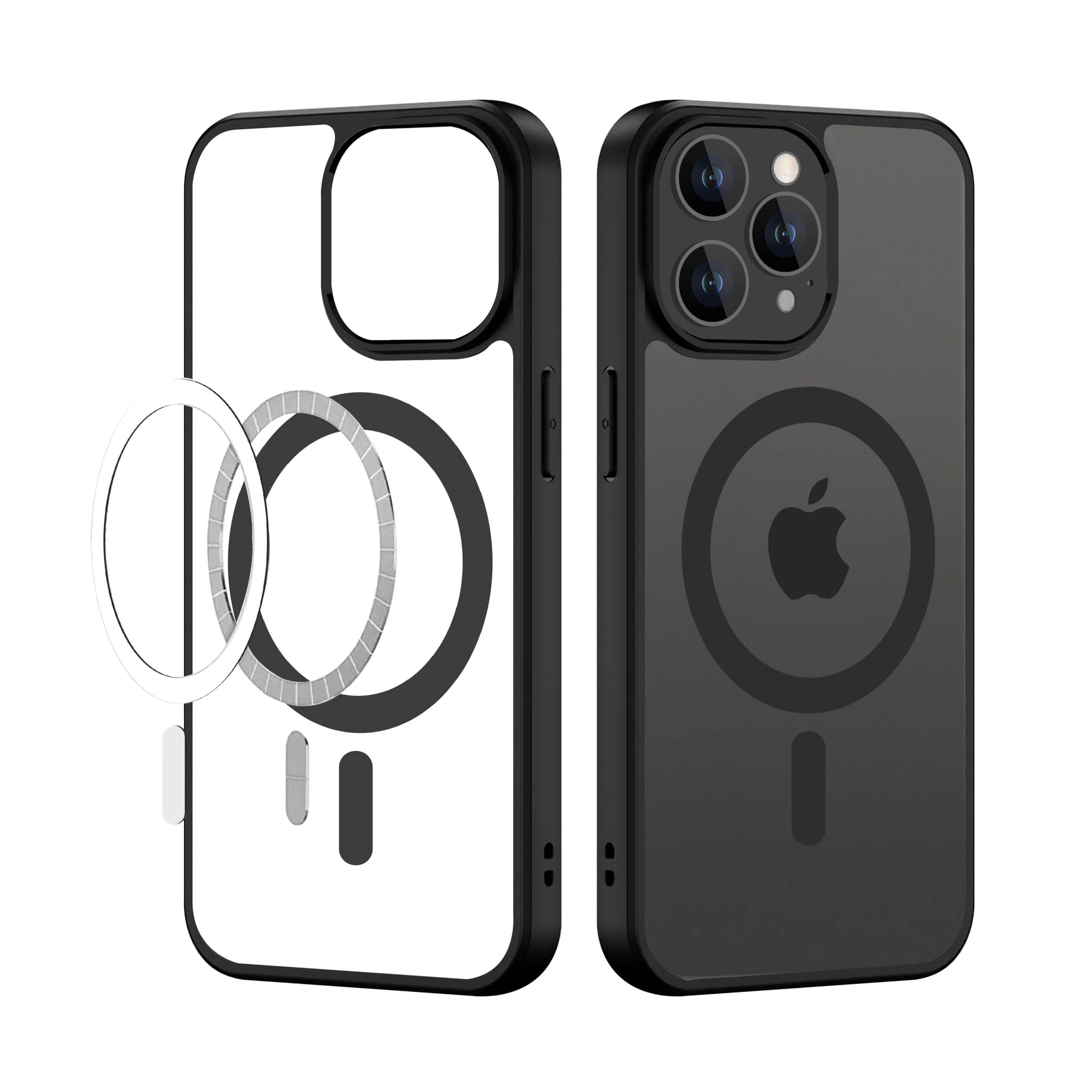 CEDO Magfit Cover for iPhone 15 Pro Max (6.7 inch) | Mag-Safe Wireless Charging | Designed with Magnetic Lock Shockproof Phone Bumper Transparent Back Case Cover (Black) (B0DCSJ7ZL3) Amazon Price History, Amazon Price Tracker
