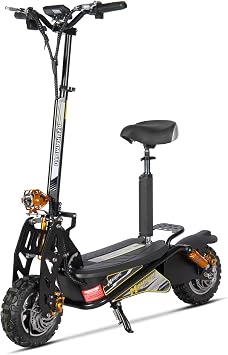 MotoTec Ares 48v 1600w Electric Scooter Black
