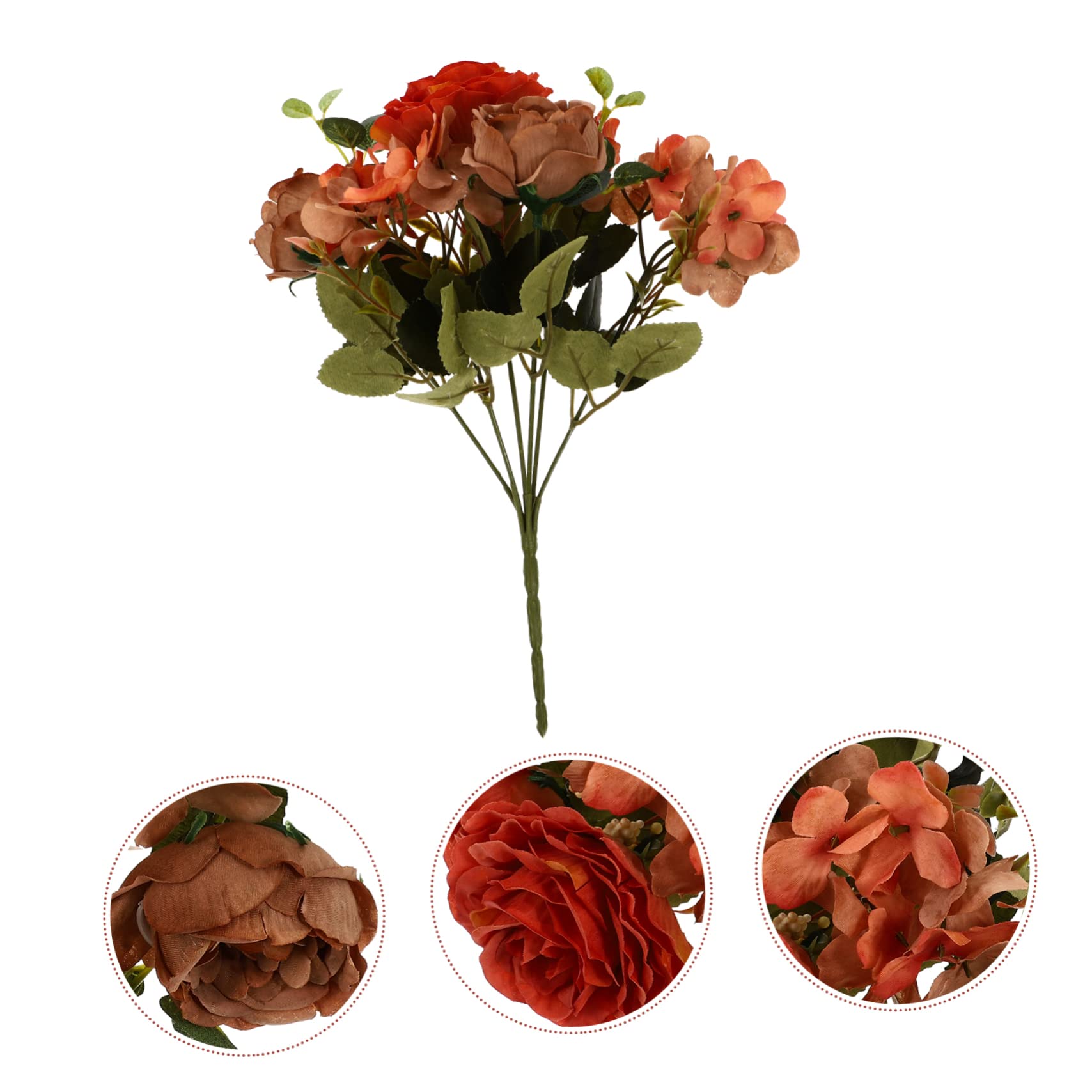 ABOOFAN 6 Stück Künstliche Pfingstrosen Hochzeits Party Künstliche Blumen Schmücken Simulationsstrauß Heimblume Heimdekoration DIY Blumen Kreative
