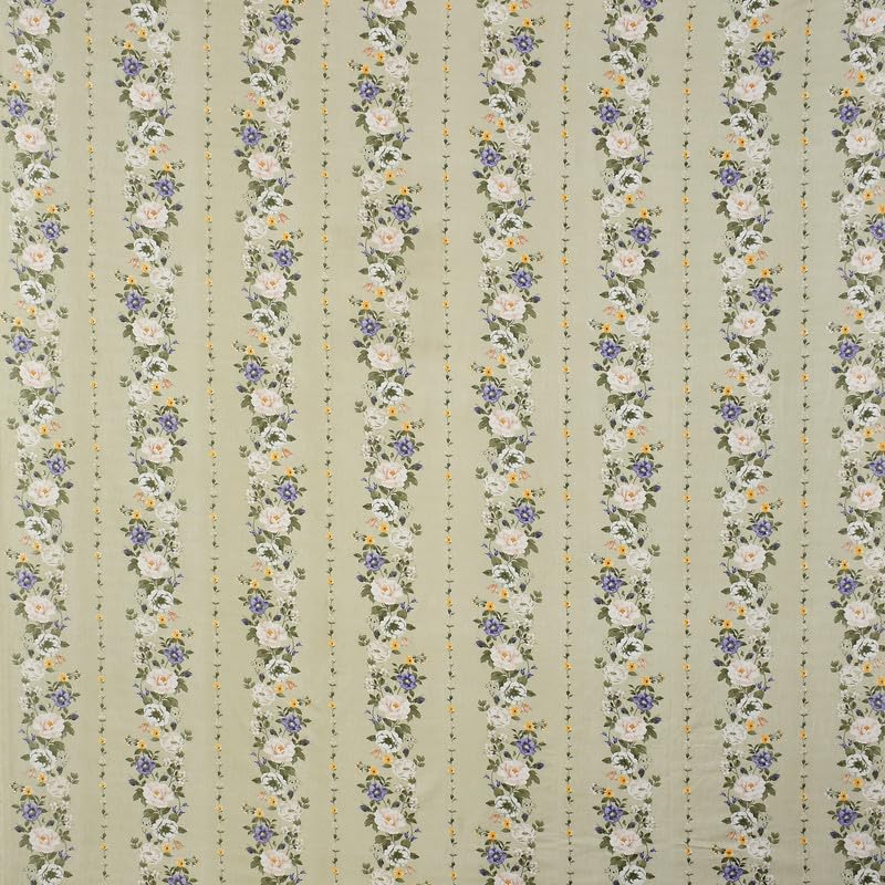 Image of Pure Cotton 220 TC Flat Single Bedsheets For Summer Breathable | Wrinklefree (Size-60 X 90 Inch Or 228 X 152 Cm) With 1 Pillow Covers (Size-17 X 27 Inches, Mehndi),Multicolour