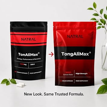 TongAliMax 120 Capsules - 100% Pure Root Extract Only - No Additives or Fillers - Promotes Vitality and Natural Energy