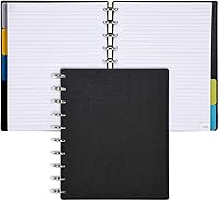 Vista 4 de Talia - Cuadernos de notas con tapas, planificador, personalizables, (Floral azul, Junior 18633 (5.5 pulgadas x 8.5 pulgadas))