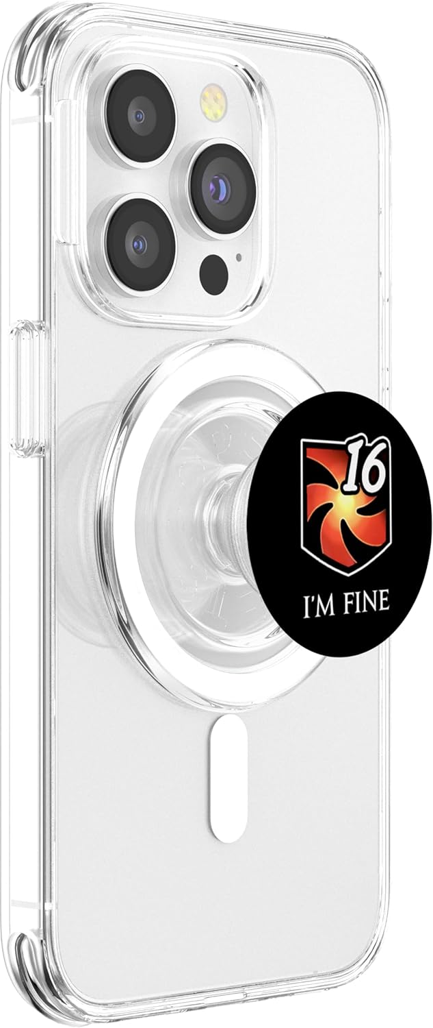 I'm fine - Vulnerability Stacks Fantasy MMORPG PopSockets PopGrip for MagSafe