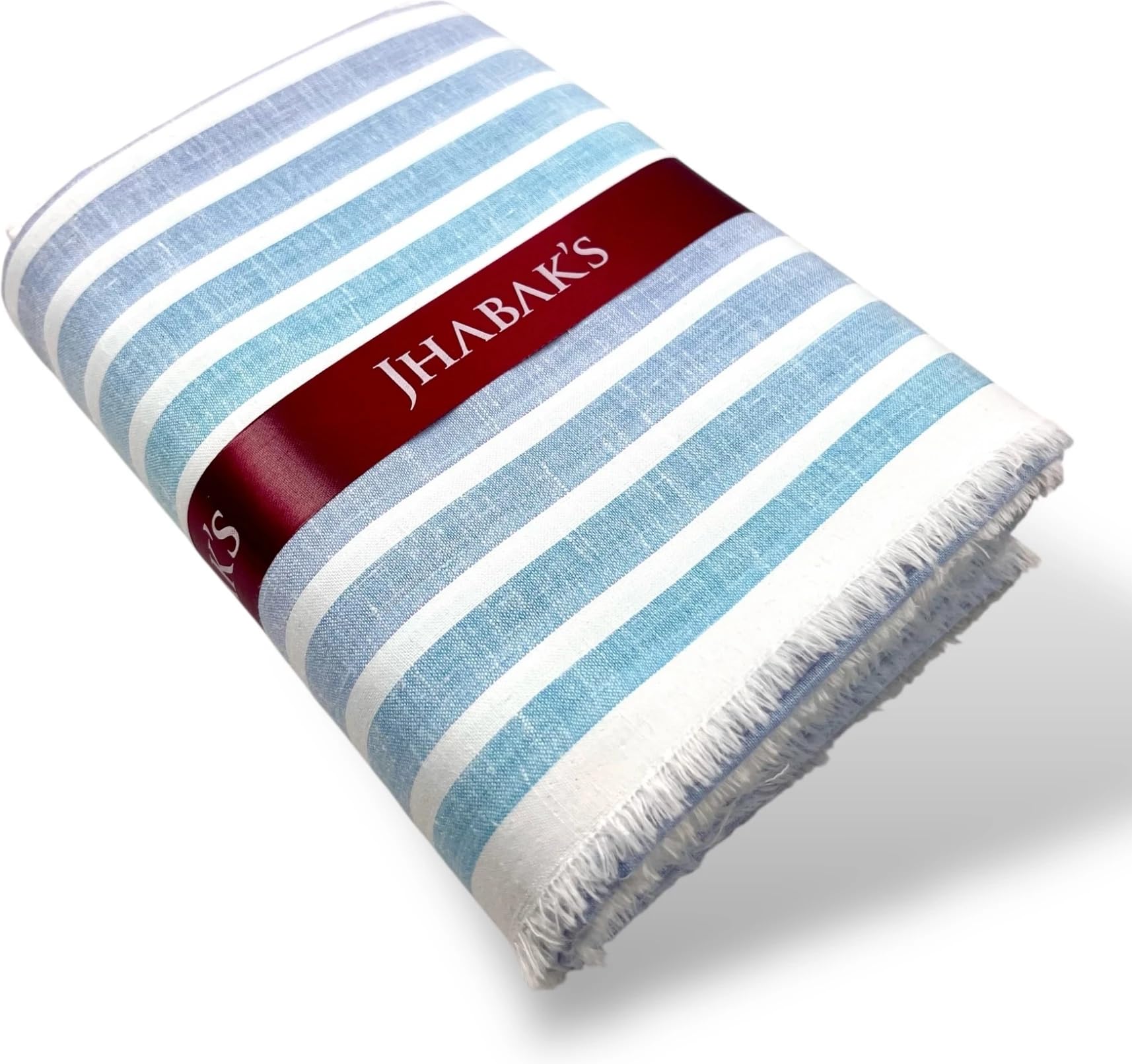 jhabak's Unstitched Striped Shirt Fabric for Men - Cotton Linen Blend Lining Material - Shirt and Kurta Piece Cloth-picture-21
