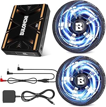 空調作業服　ファンバッテリーセット　30000mAh　36V Amazon.co.jp: 2025最強爆風 体感-18℃ 30000mAh 36V超高出力