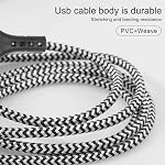 2Pack Multi Charging Cable, USB A/C Multi Charger Cable 5 in 1 Fast Charging Cord with Micro USB Type C Port, Multi USB Cable for Phone 17 16 15 14 13 12 11 X 8 6 Samsung Tablet and More -1.2M