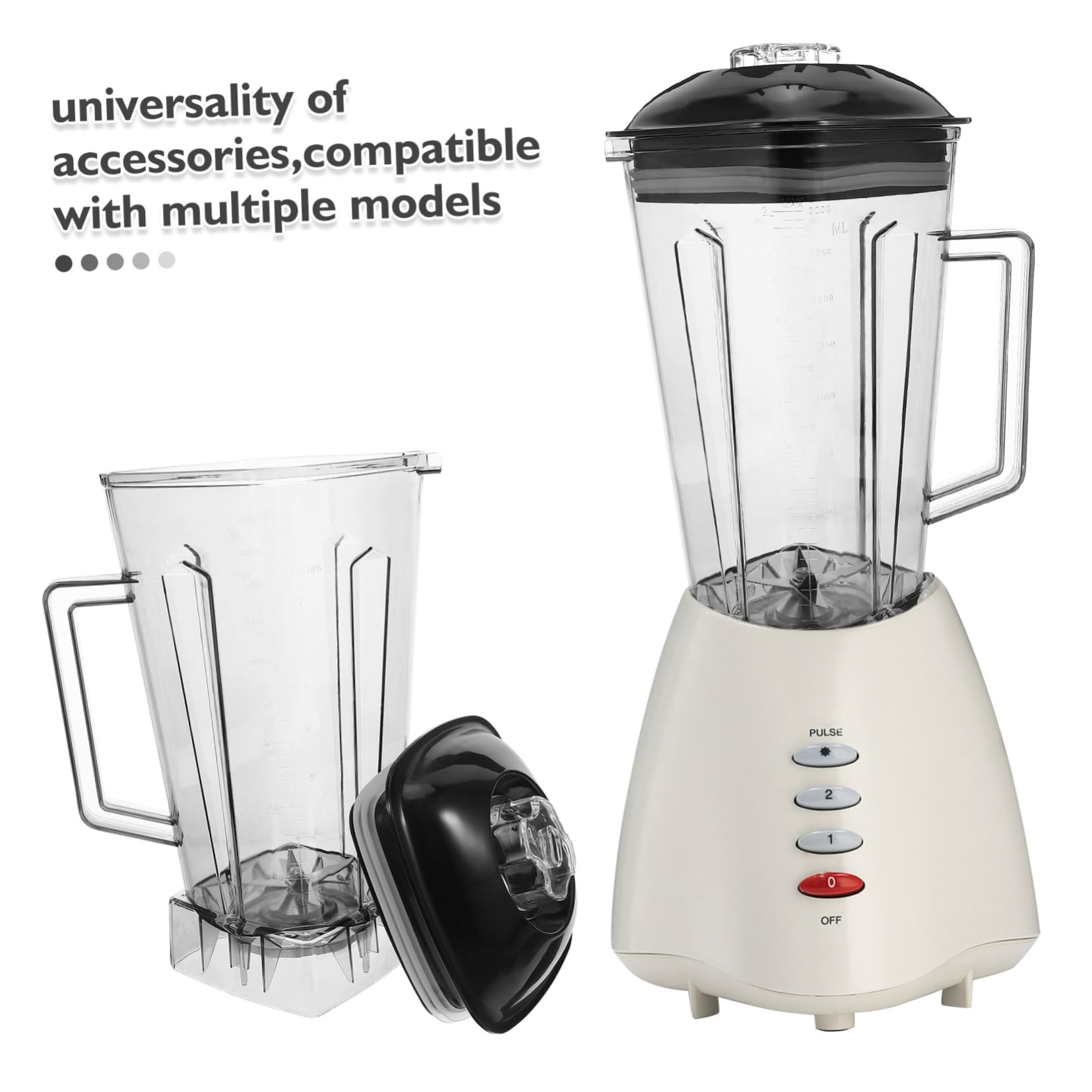 LIFKOME Blender Do Koktajli Blendery Komercyjne Do Dzbanek Na Sok Wymienny Kubek Pojemnik Na Koktajle Kubek Stali Nierdzewnej