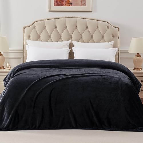 Miniatura 6 de Exclusivo Mezcla Manta de vellón para sofá, cama, súper suave y cálida, para uso en todas las estaciones, acogedora, afelpada, ligera, 90 x 104