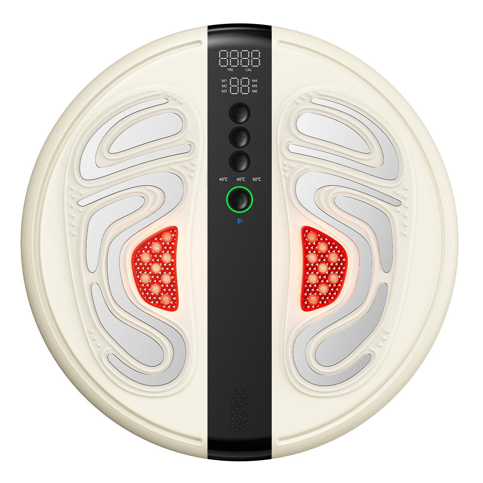 Stimolatore piedi EMS 660nm, TENS e calore
