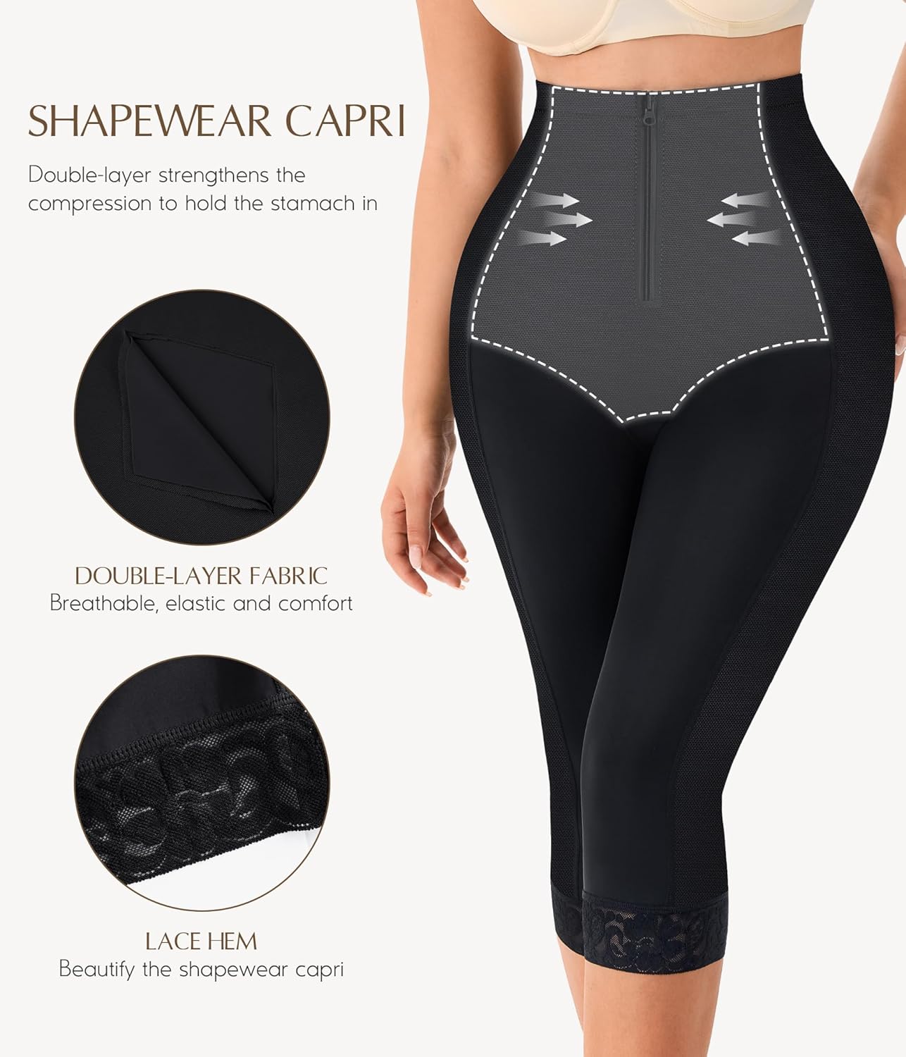 MERYOSZ Butt Lifter for Women Thigh Slimmer Shapewear High Waist Trainer Panties Tummy Control Body Shaper Shorts - Image 3