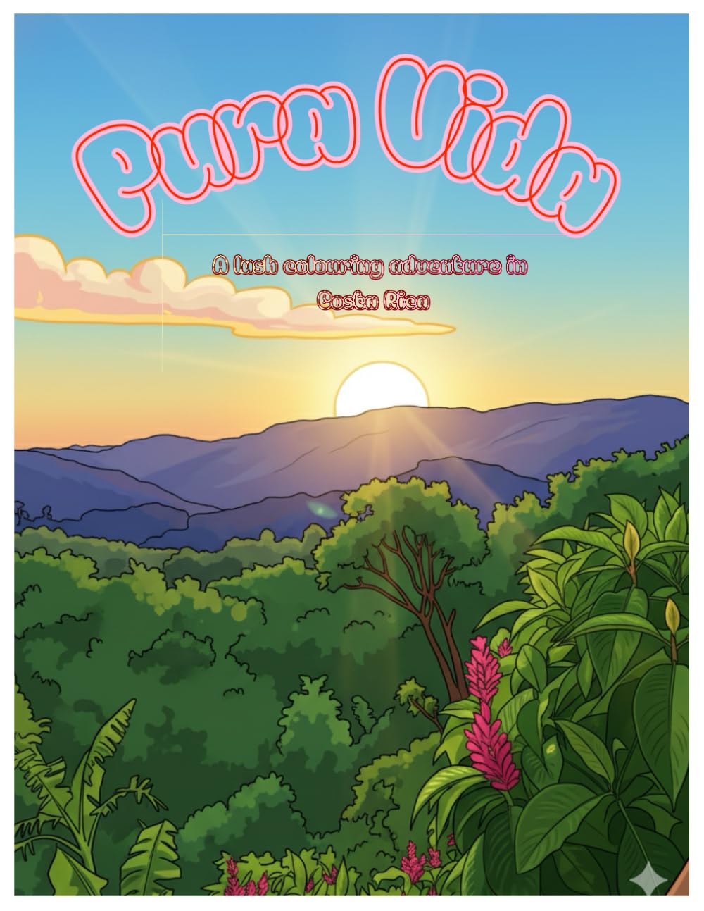 Pura Vida: A lush colouring adventure in Costa Rica
