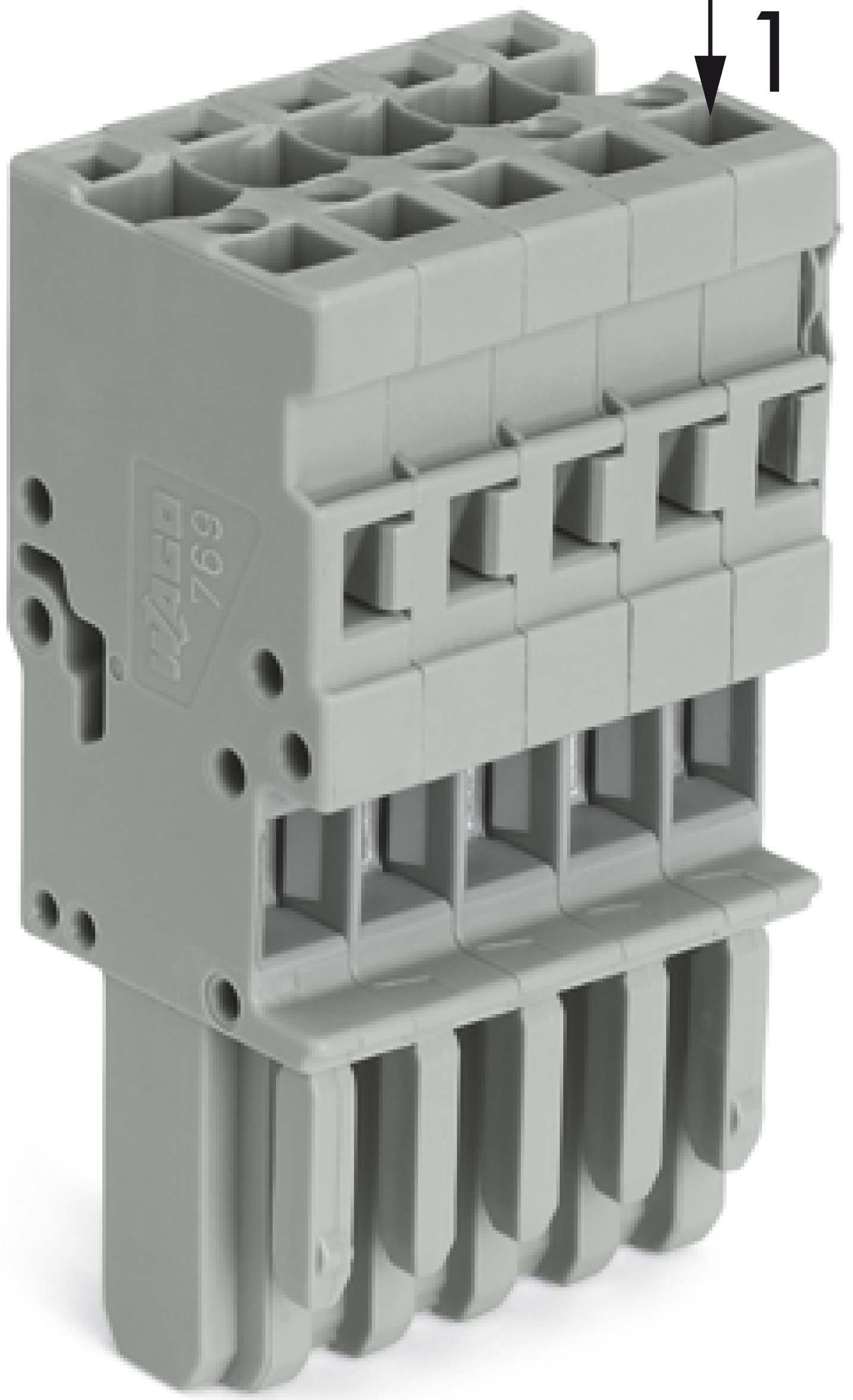 WAGO 769 – 107 7P grey Terminal Block – TERMINAL BLOCKS