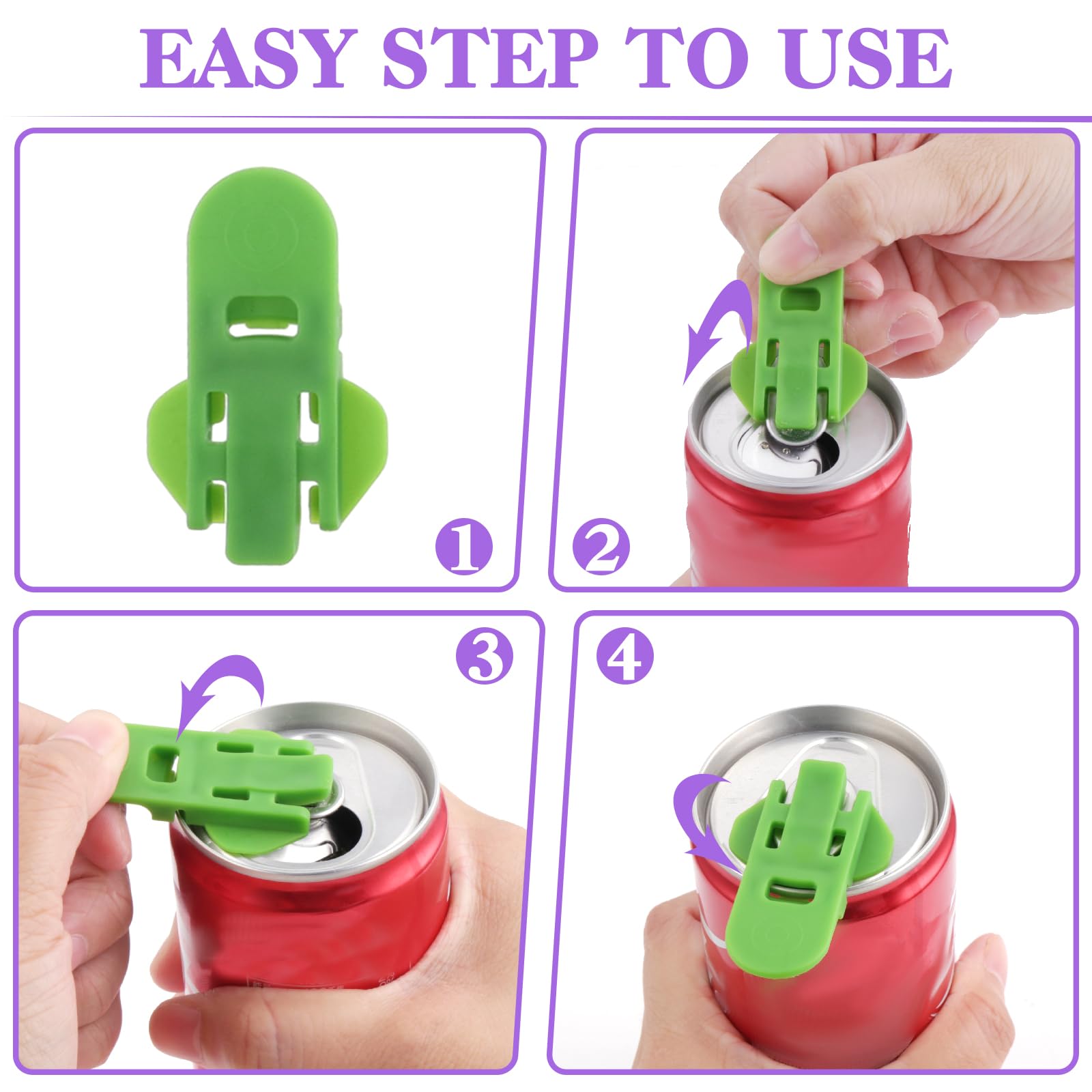 12 Stück Dosenverschlüsse - Wiederverwendbarer Deckel & Öffner Für Bier- & Soda-Dosen