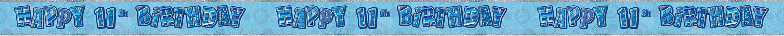 Unique Party 92068 - 9ft Foil Glitz Pink Happy 80th Birthday Banner — view 103