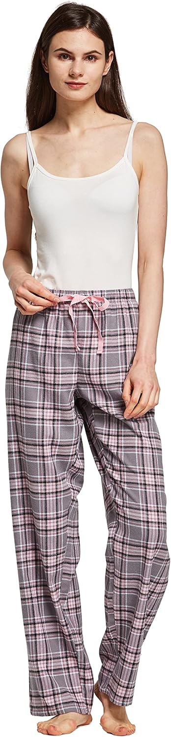 CYZ Women's 100% Cotton Super Soft Flannel Plaid Pajama/Lounge Pants - Image 4