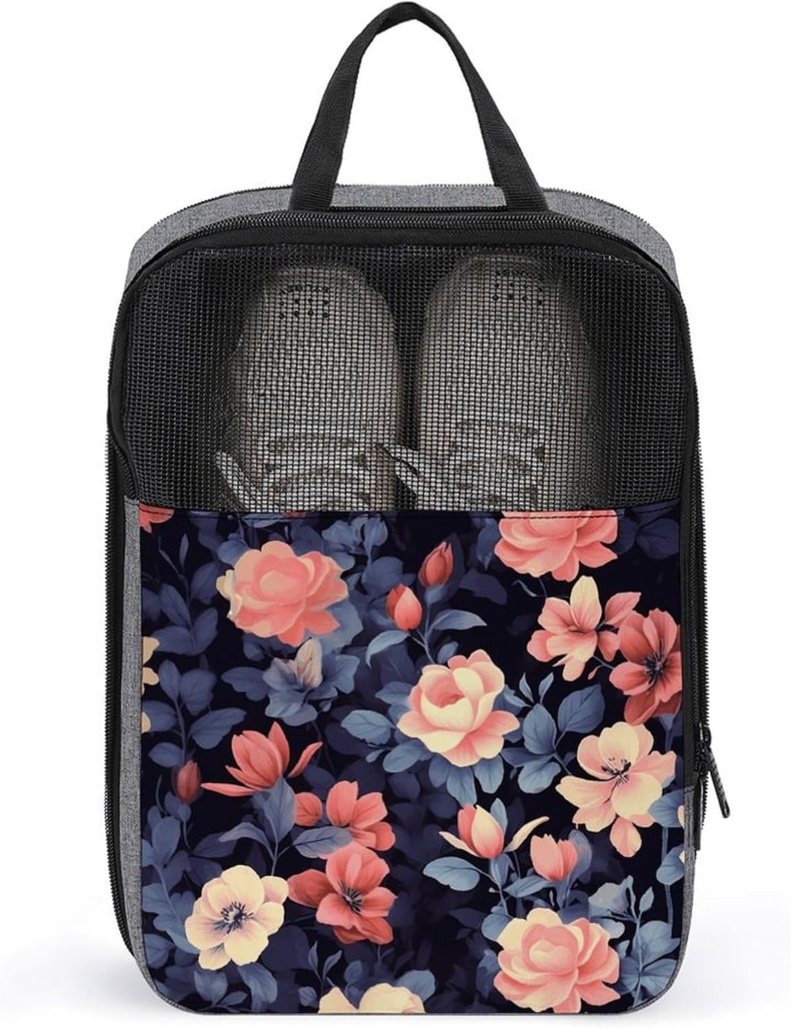Shoe Bag, Vintage Floral Printed Shoe Bag,storage Hanging Shoe Bag,bath Towel Storage Bag