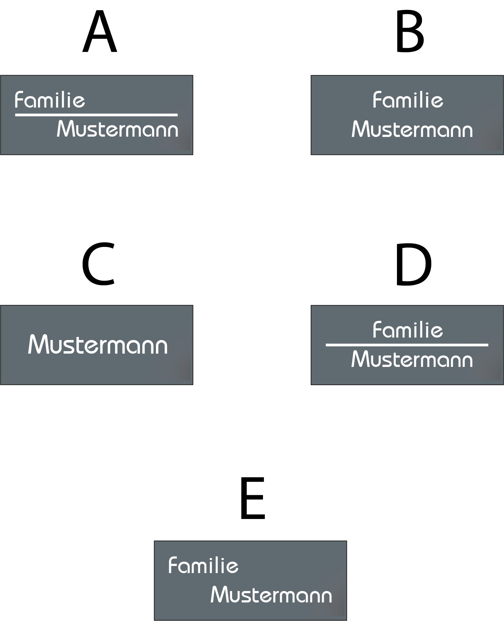 Metzler Funkklingel Edelstahl inkl. Gravur, Funk-Gong & Batterien - Aufputz-Türklingel (2 Steckdosen-Empfänger)
