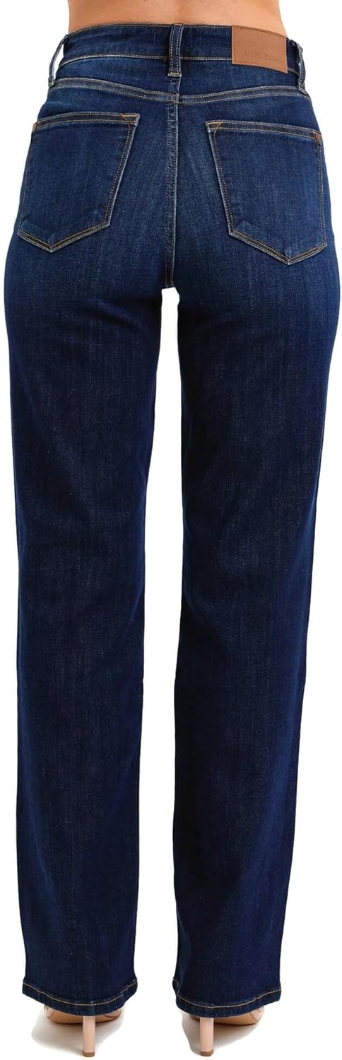 Judy Blue Women's High Waist Relaxed Straight-Leg Jeans - Image 5