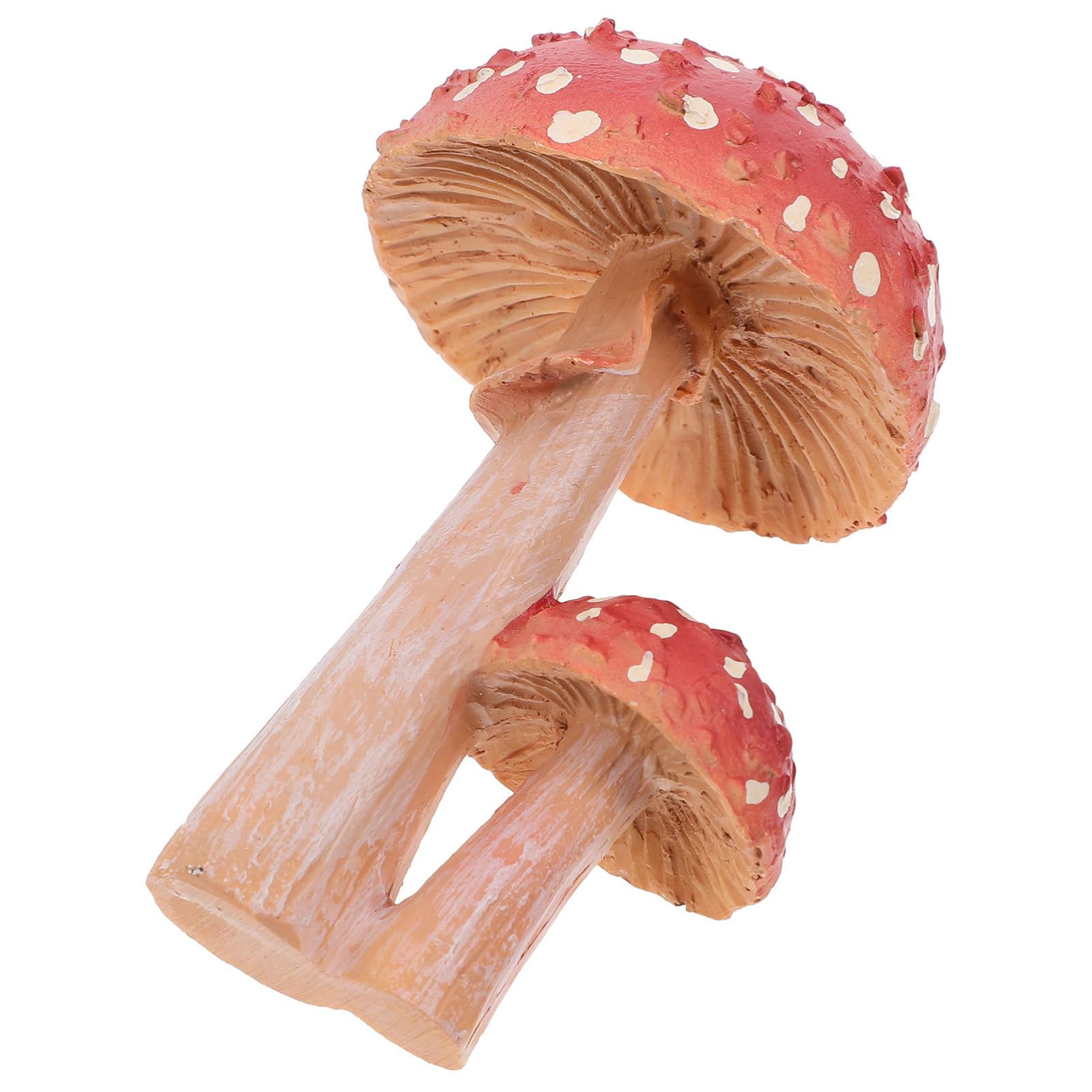 Mipcase 4 Pièces Ornements De Bonsaï De Champignons Topper Cupcake Aux Champignons Décor De Petits s Décor De Terrarium De s Bonsaï Pot De Fleur Résine