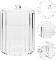 Vista 9 de EXCEART Almohadillas de algodón Soporte para hisopos de algodón Dispensador de almohadilla de algodón Estuche de almacenamiento de hisopos