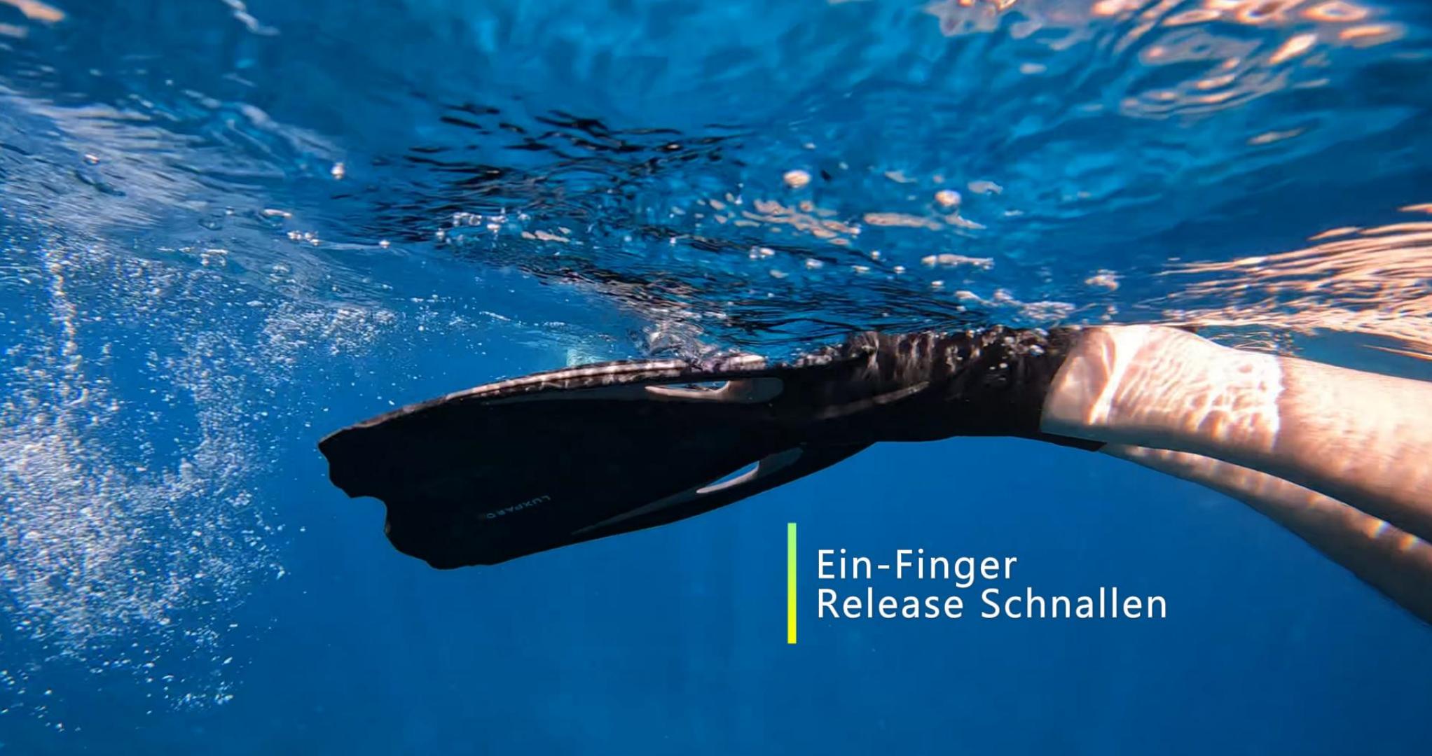 FOLOSAFENAR Schwimmflossen Kurz - Verstellbare TPR Flossen Schnorcheln Tauchen