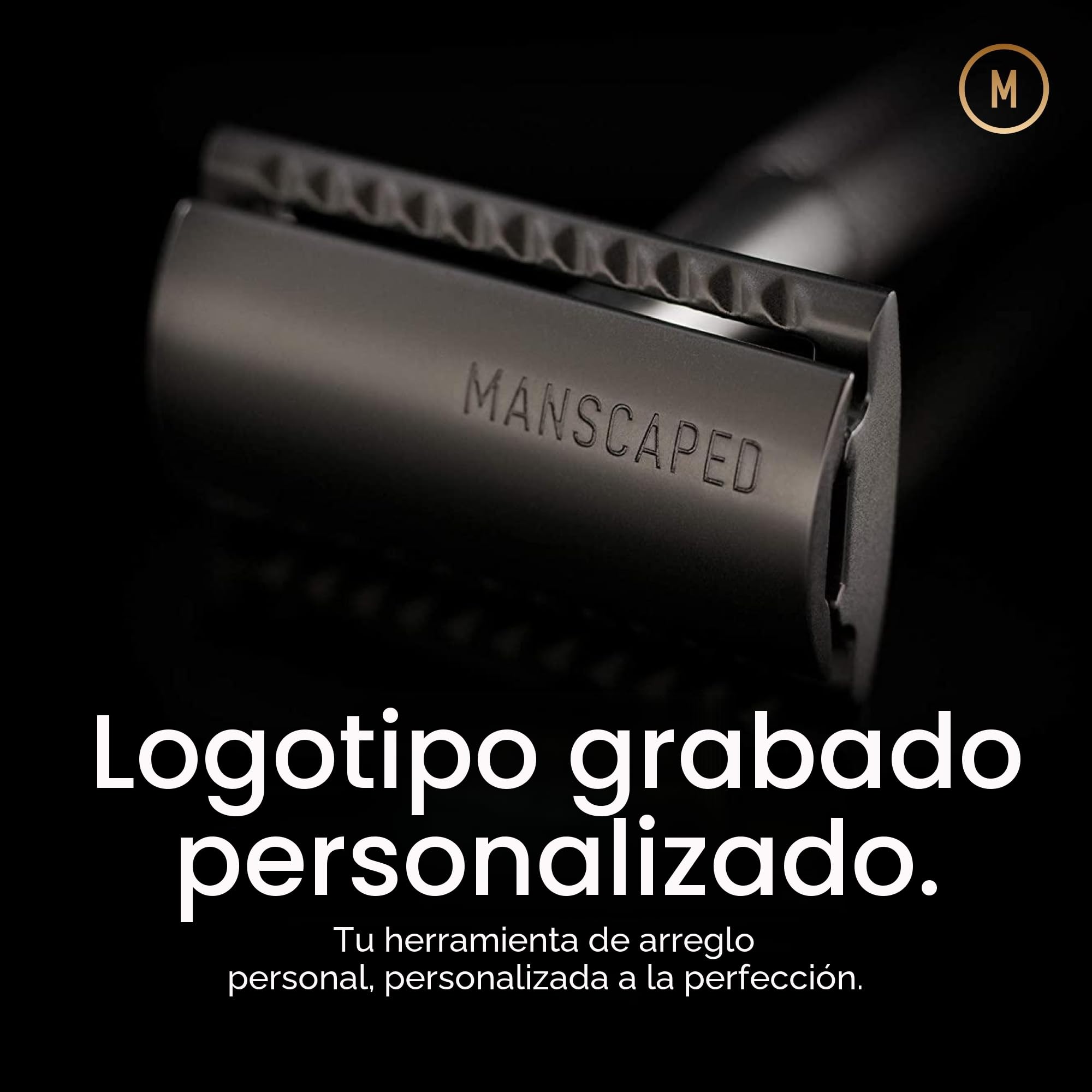 Maquinilla de afeitar de seguridad de MANSCAPED The Plow™ 2.0, cuchilla de afeitar para hombre de doble filo