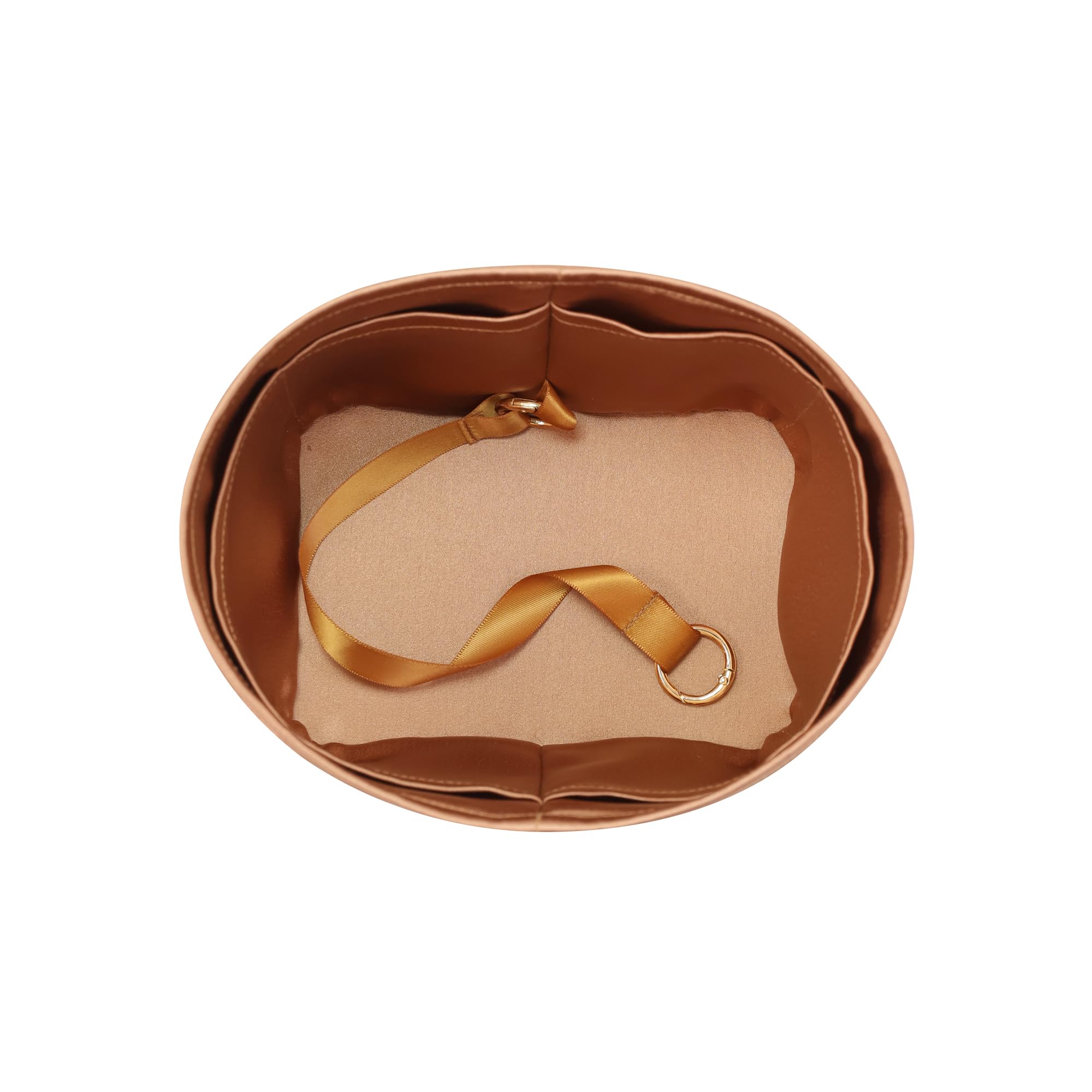 Organizador de monedero para bolsos, organizador de bolsas de seda para bolsa y bolso de lujo, bolsa de mano, suave y sedosa, organizador de bolsas compatible con Picotin 22 (ovalado PC22,