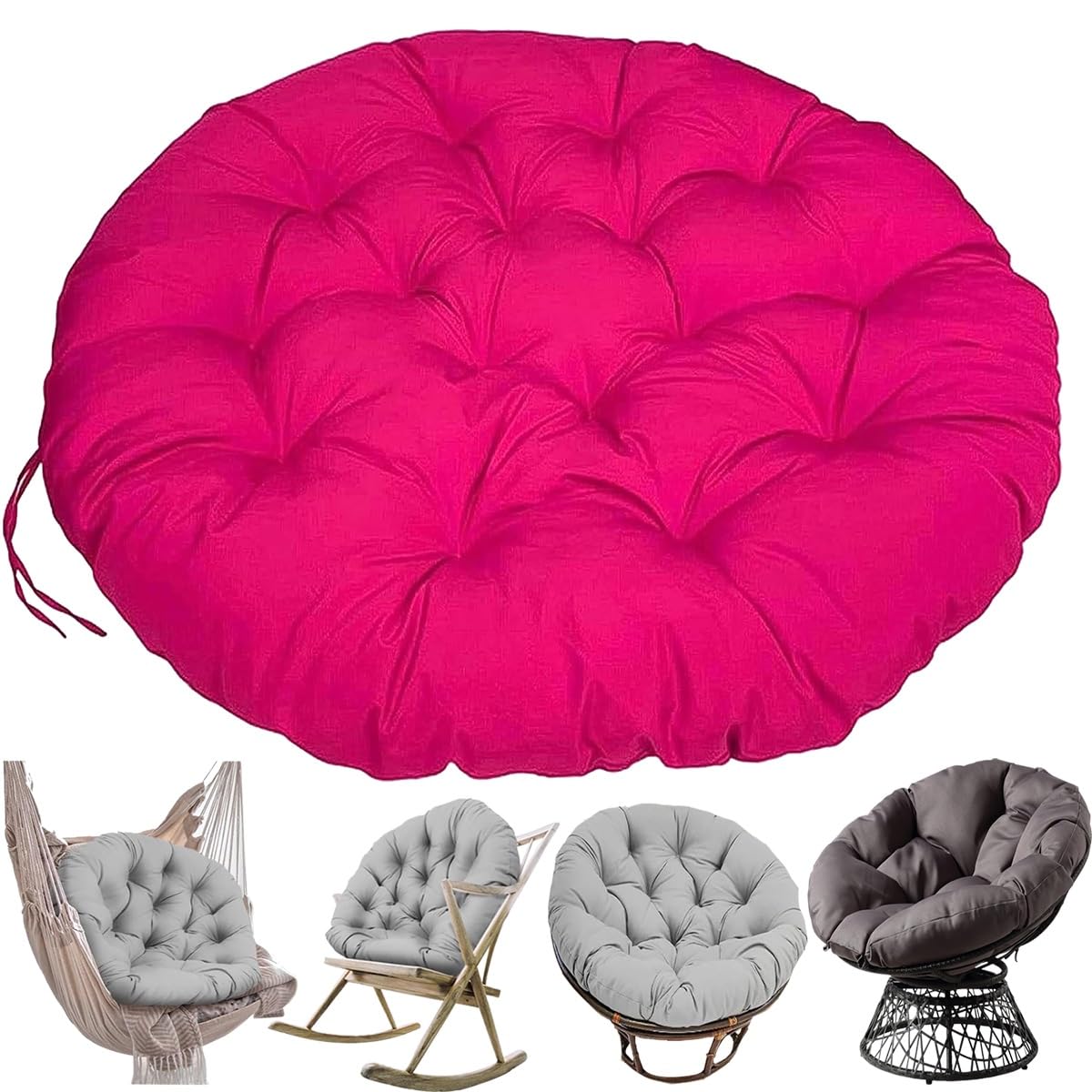 Wodoodporne poduszki na zewnątrz / wewnątrz do mebli ogrodowych 40 cm / 16 cali poduszka do siedzenia dla grubej poduszki podłogowej i wygodne, idealne na patio i do użytku domowego