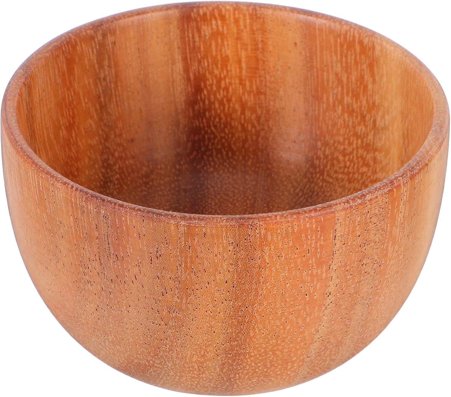 MAGICLULU Wooden Shaving Foam Bowl for Men, Small Shave Soap Bowl with Rich Lather, Lightweight Shaving Cream Dish Suitable for Daily Grooming and Travel