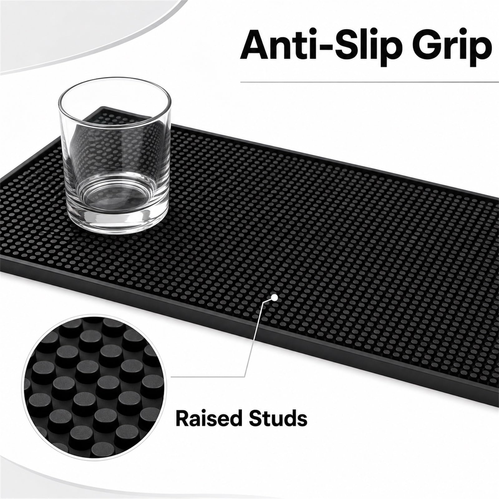 Alfombrillas de bar para camarero, tapete de derrames para hotel de whisky, tapete de servicio de bar, tapete de cocina para bar en casa, impermeable, antideslizante, fácil de limpiar, para bar de