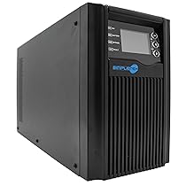 SIMPLETEK – UPS Gruppo di Continuità Online 2000VA 2000W con Display LCD, 3 Prese, Tecnologia DSP, Interfacce RS232 e USB