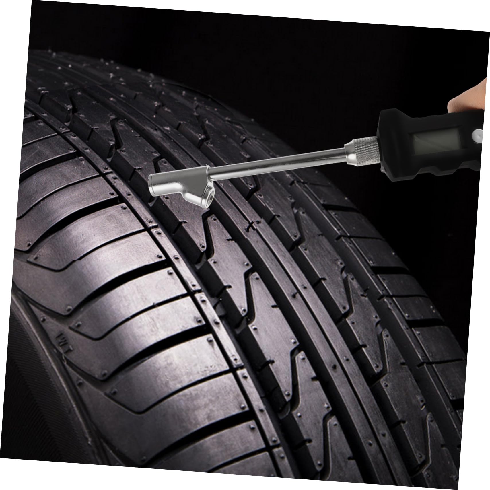Manomètre Numérique de Pression de Pneu Robuste pour Camion Rv Voiture Affichage Clair Construction Abs et Mesure Précise Jusqu à Psi