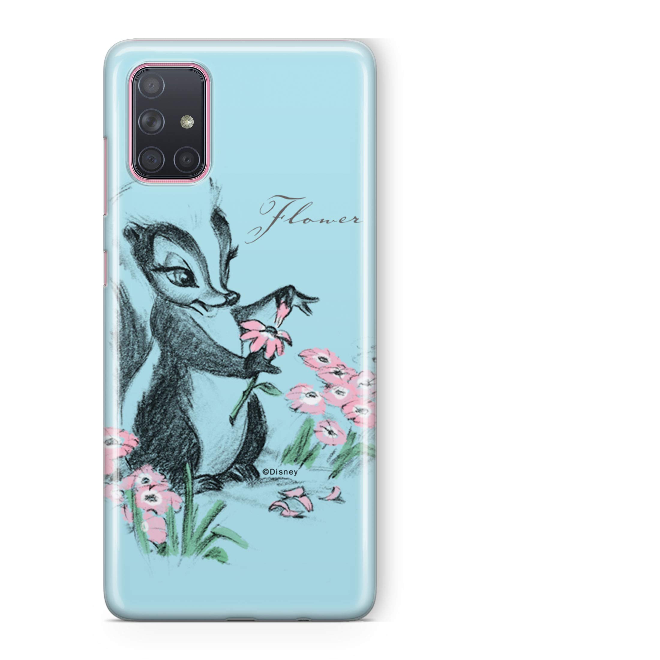 ERT GROUP mobile phone case for Samsung A71 original and officially Licensed Disney pattern Flower Skunk 001 optimally adapted to the shape of the mobile phone, case made of TPU