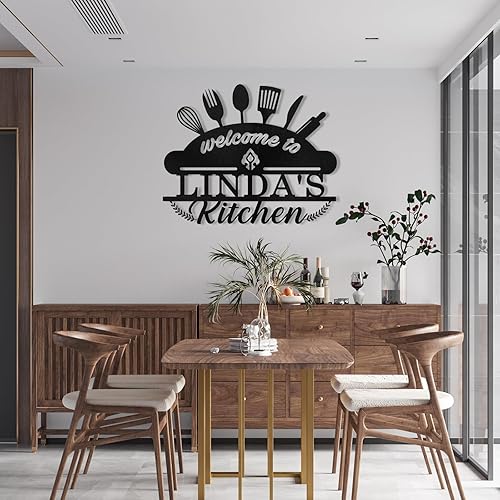 Miniatura 7 de Letreros de metal personalizados para cocina, decoración de pared, arte de pared decorativo de metal, decoración de cocina, decoración de casa de