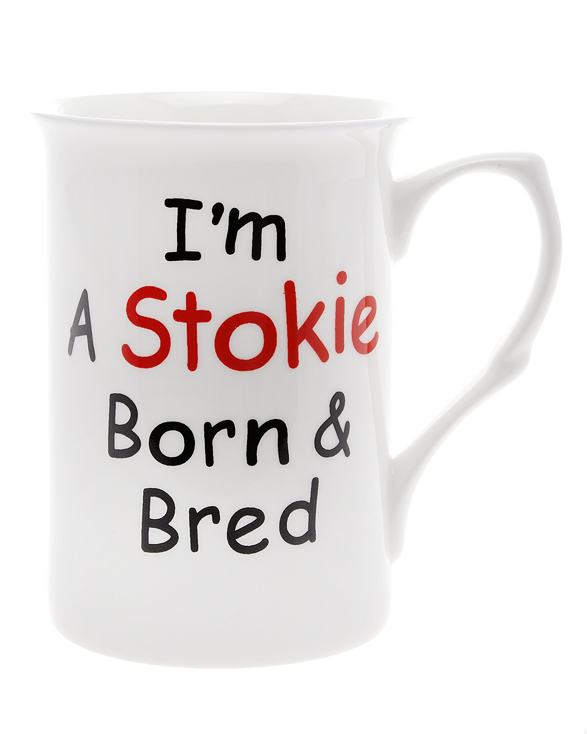 Kirsty Jayne China Bone China I'm A Stokie Born And Bred 10 Fl Oz Beaker/Mug