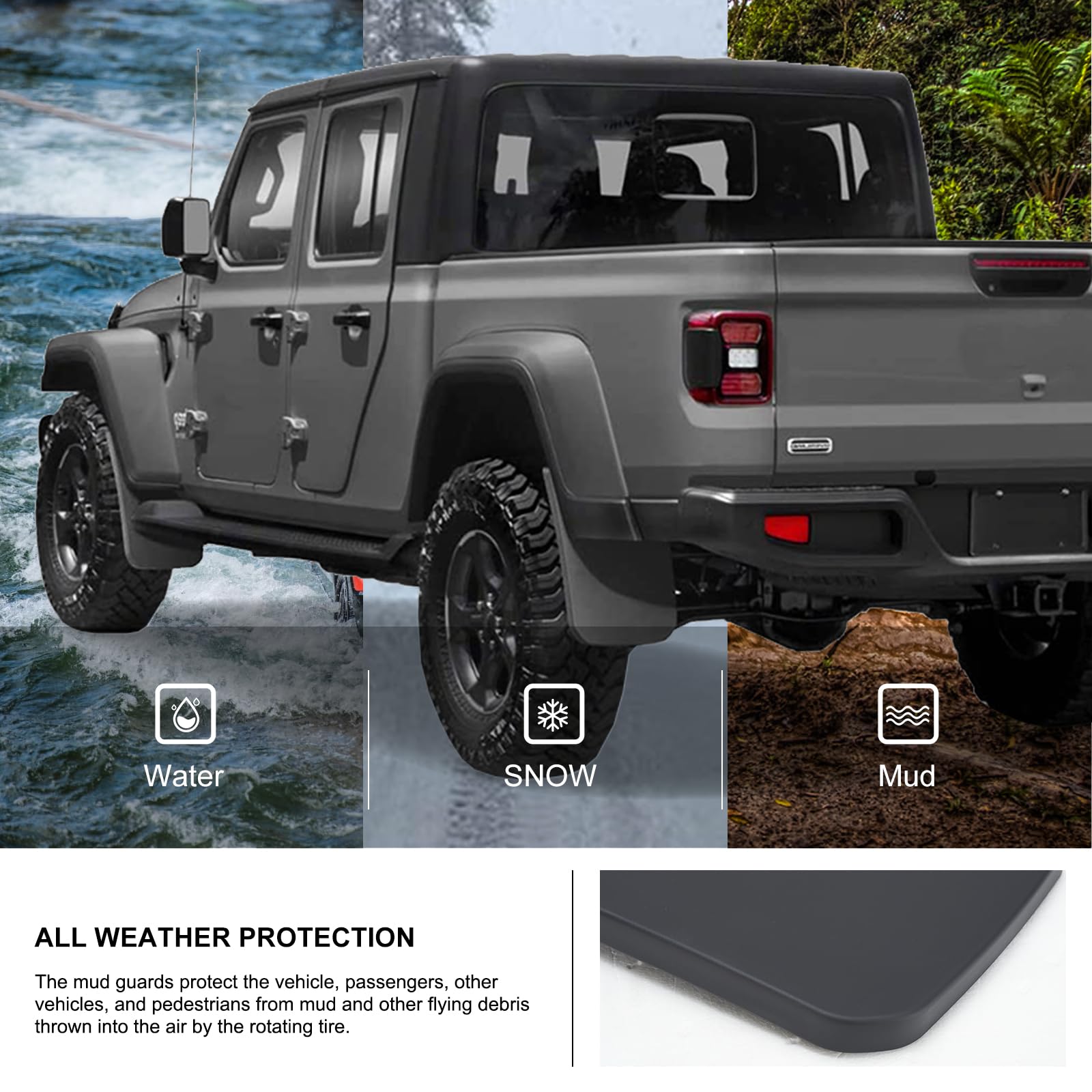 Amazon.com: Kiwi Master Mud Flaps for 2020-2025 Jeep