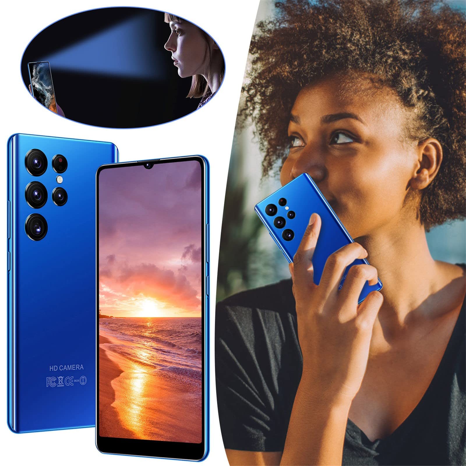 ボディ・フェイスケア Smartphone Amazon | スマートフォン フル6.3フェイススマートカード1Gインチ
