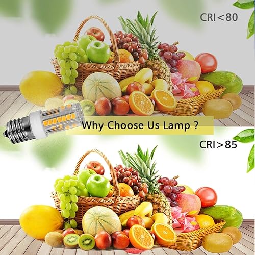 Miniatura 6 de Paquete de 3 bombillas LED E17 para horno de microondas, (equivalente a bombilla halógena de 40 W-50 W) de 4 W, blanco cálido 3000 K, no regulable,