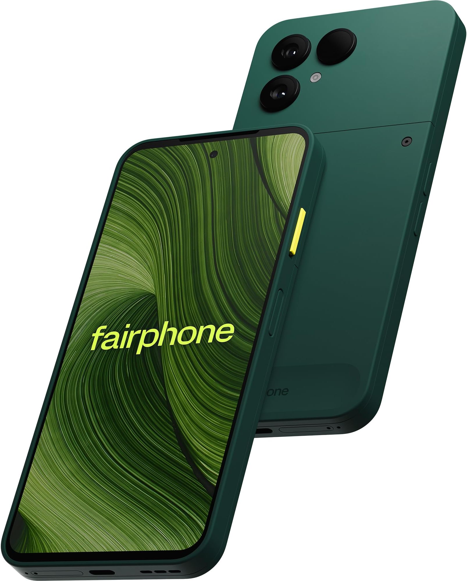 Fairphone (Gen. 6 5G 2025 FP6 (GSM Unlocked, International Version) 256GB + 8GB RAM - Dual SIM (Nano-SIM + eSIM) Android 15 Smartphone (Forest Green)