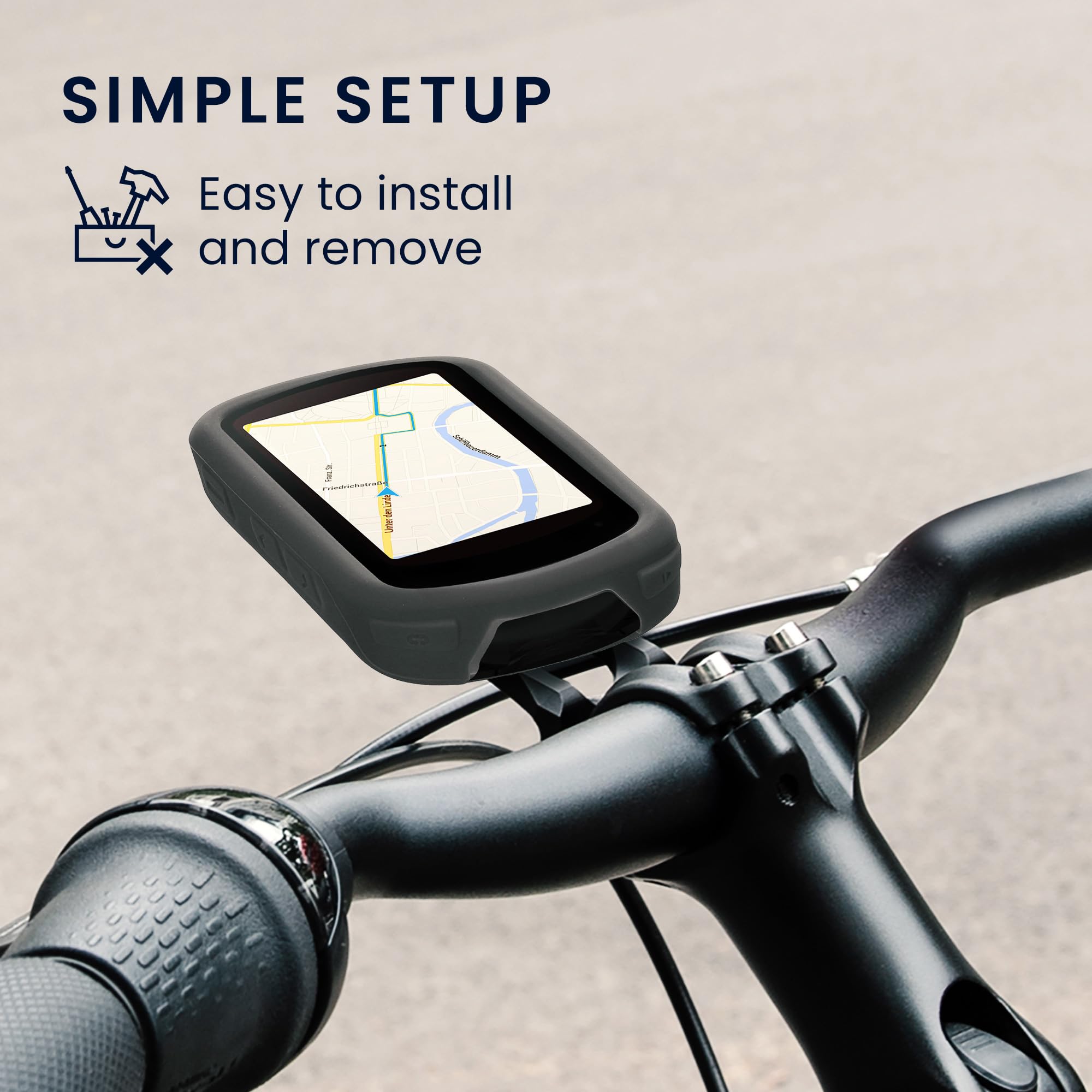 GARMIN Edge540 純正シリコンケース付 保護フィルム着用 GARMIN Edge540 純正シリコンケース付 保護フィルム着用 GARMIN