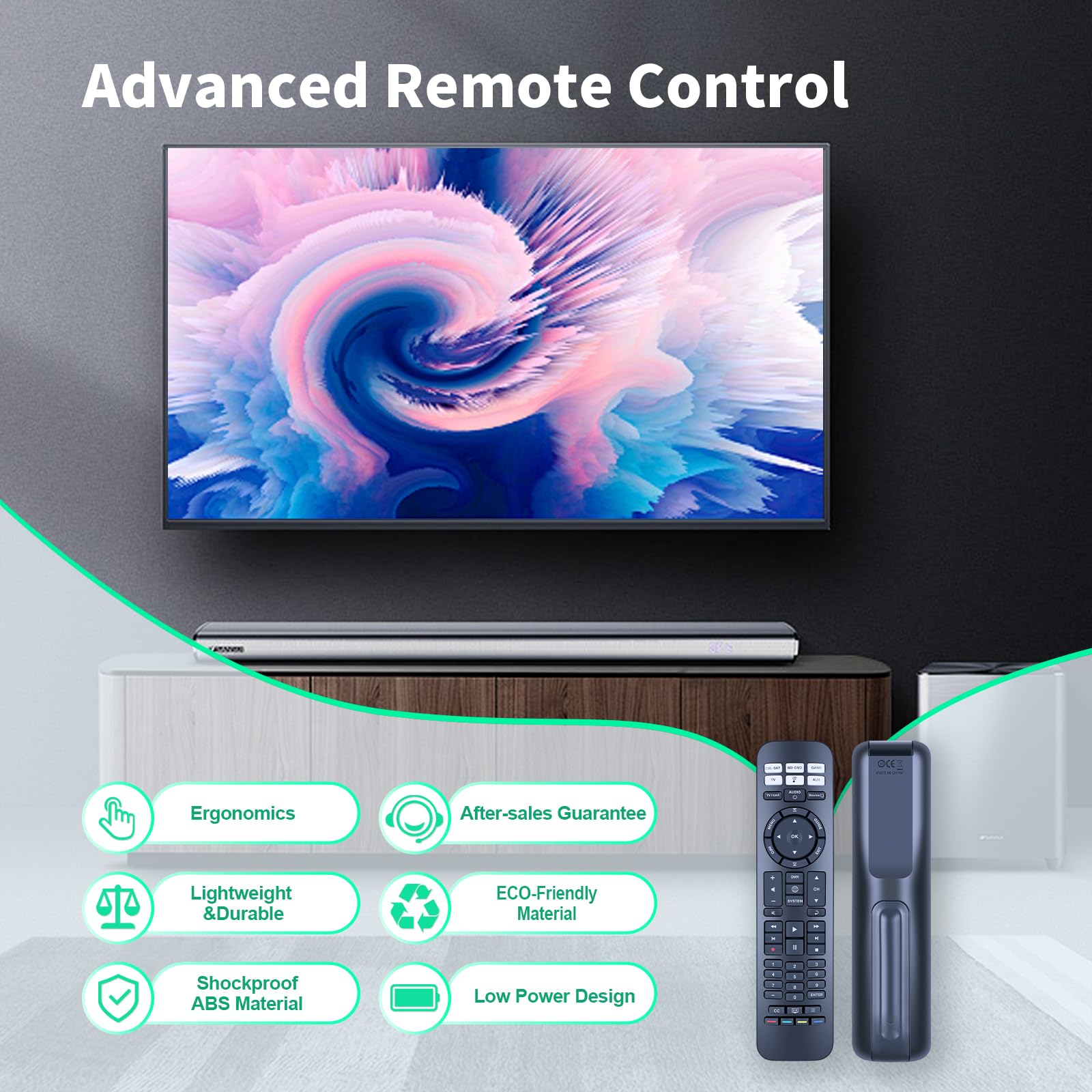 Telecomando di ricambio adatto per Bose CineMate 520, 220, 130 e 120 SoundTouch