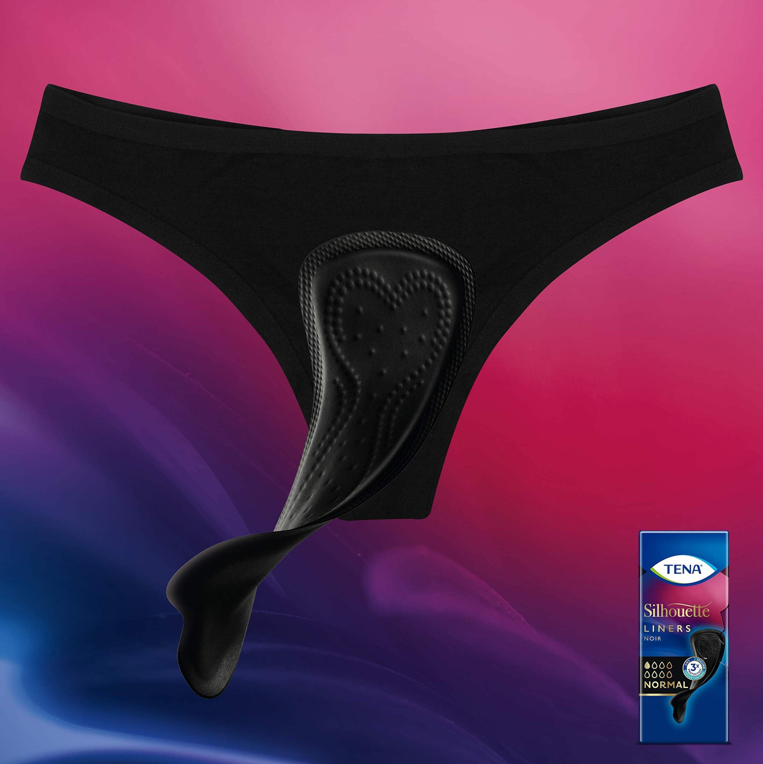 Tena Silhouette Noir Liners Normal - 8 confezioni da 26